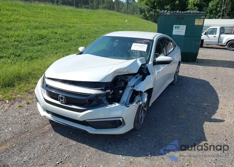 2019 Honda Civic Lx z USA, uszkodzony, nr VIN 19XFC2F62KE035822